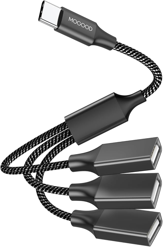 Amazon.co.jp: MOGOOD USB C 分岐器 Type C 分岐器 USB Cオスから3つの